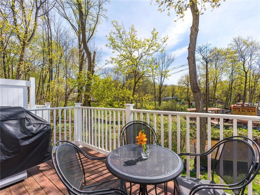 Back deck with ample room for grill and dining set