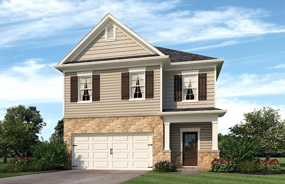 Color Rendering of Plan & Elevation