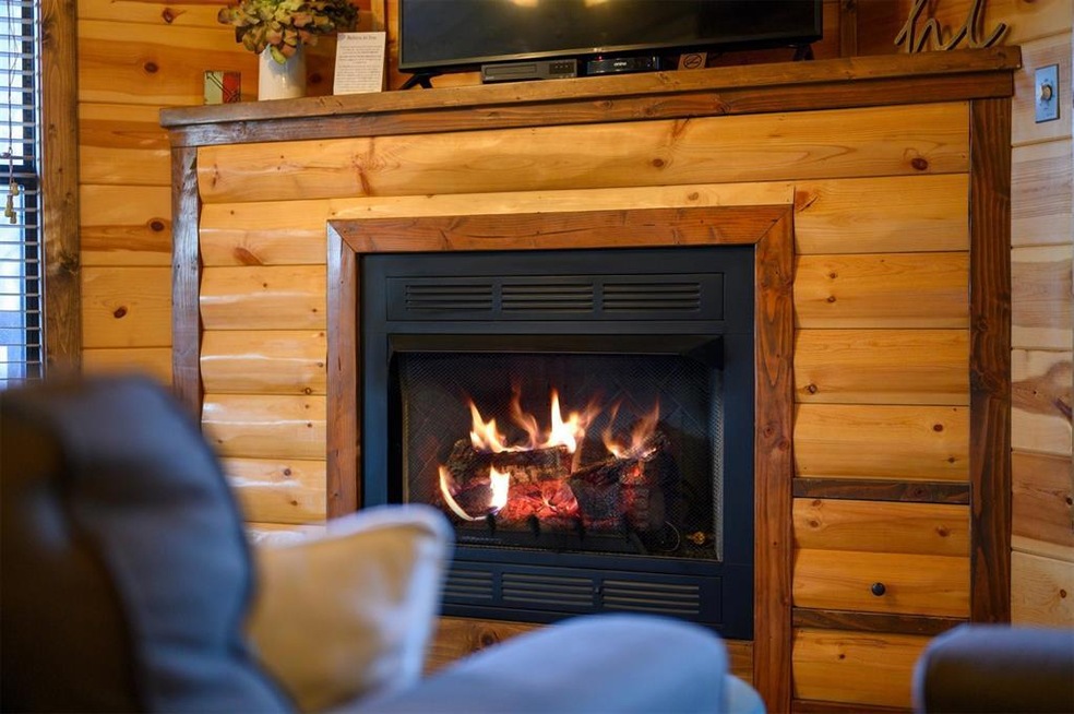 Details featuring a fireplace