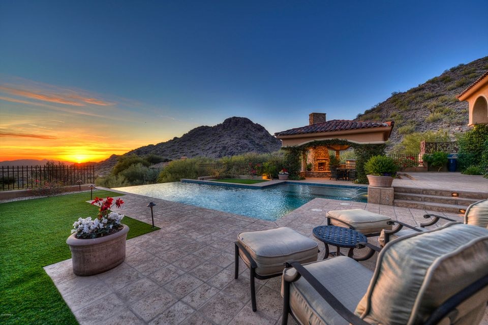 Sunset and Mountain Views