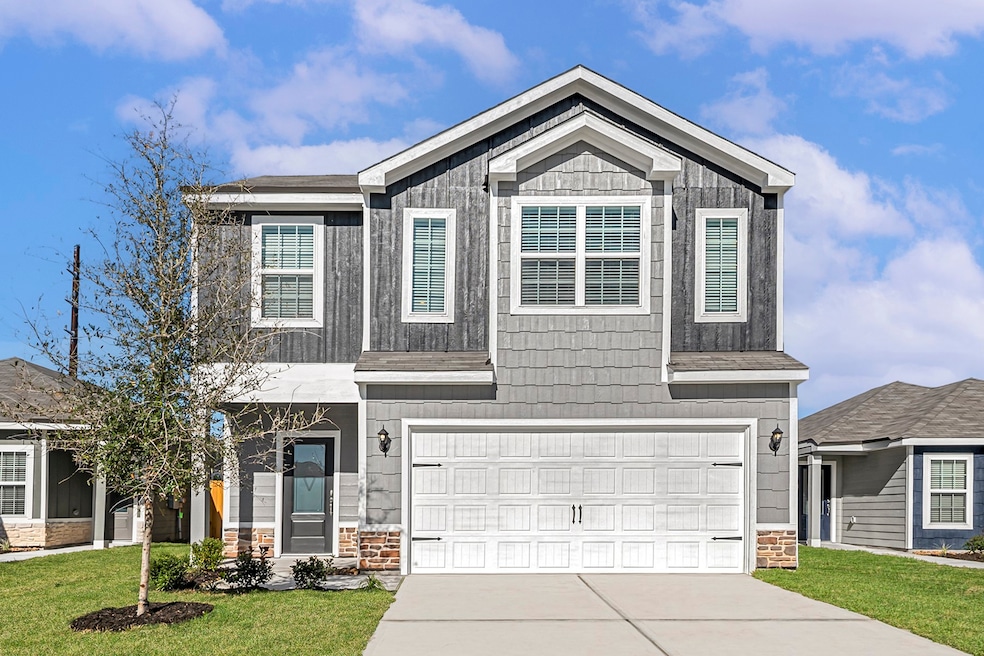 This two story home features four spacious bedroom