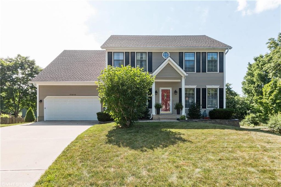 Colonial Style Two Story on quiet cul de sac. Has 