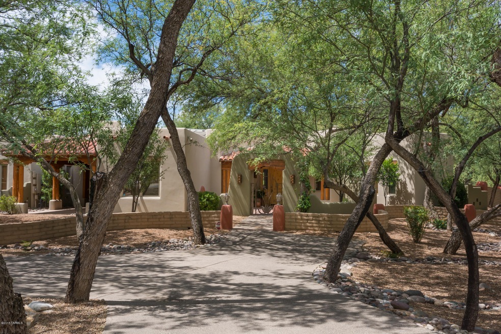 front courtyard