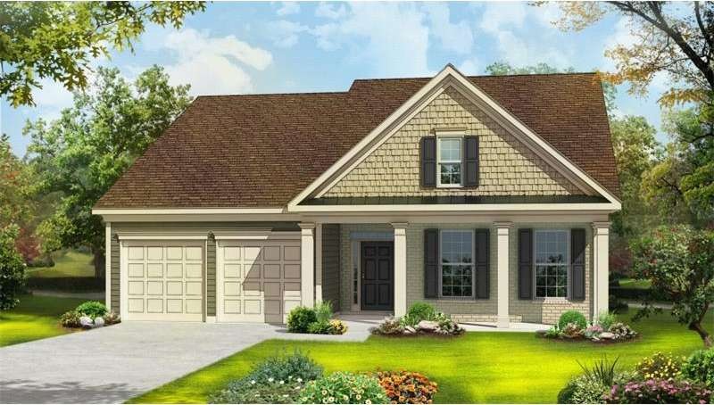 Color Rendering of plan/elevation