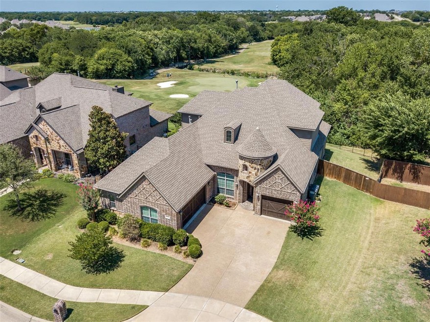 Home sits on the 4th hole of Woodbridge Golf course