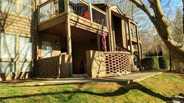 Sit and relax outside on your covered patio!