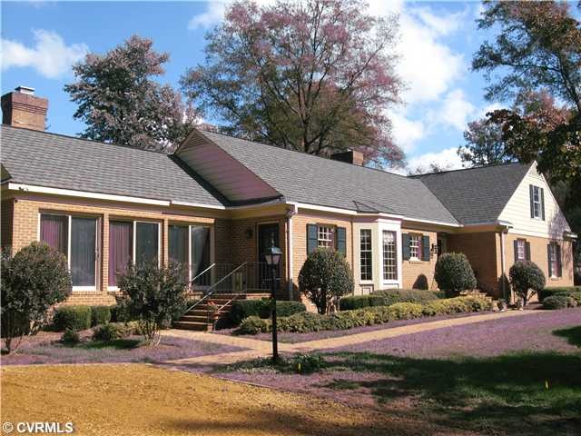 Exterior Front - Handsome Williamsburg Brick. Hous