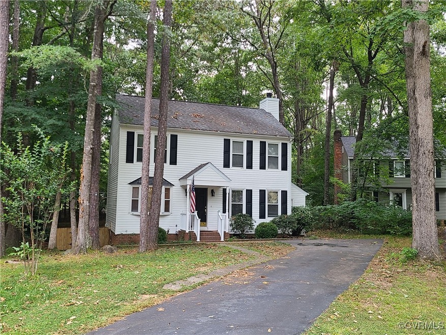 View of colonial inspired home