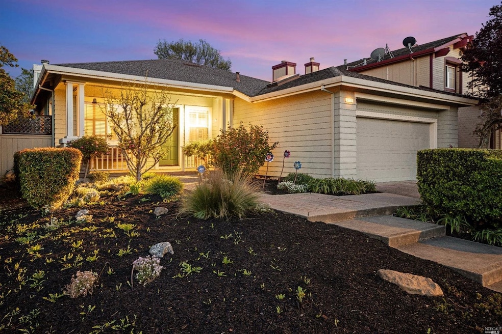 Fabulous, former model home with 4-bedroom, 2 full bath and the largest single level floorplan in Bellevue Ranch with 1716 sq. ft on a 5278 sq. ft lot. The 4th bedroom is currently being used as a den with French doors and custom built-ins.