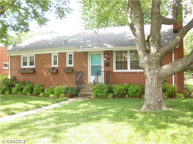 Exterior Front - Nicely appointed brick ranch styl