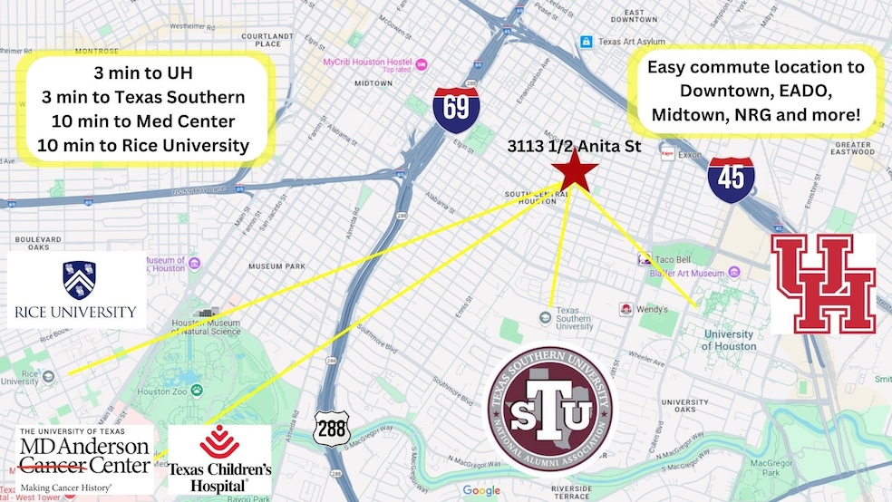 Location is key, just a short drive to universitie