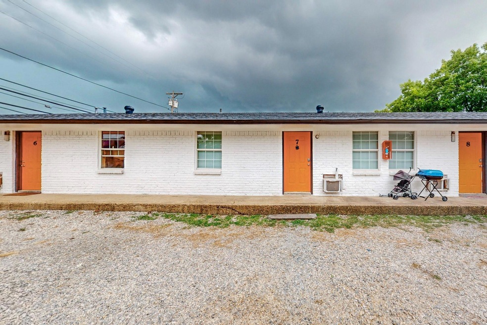 View of single story home