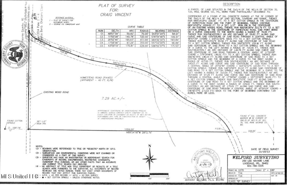 7.29ac Homestead, Lucedale, MS 39452 - photo 1