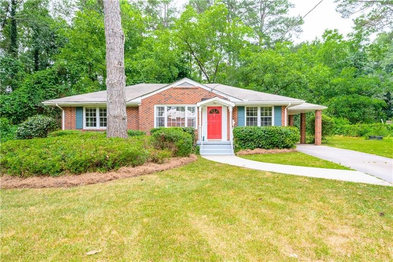 Welcome home to this half-acre, private oasis, jus