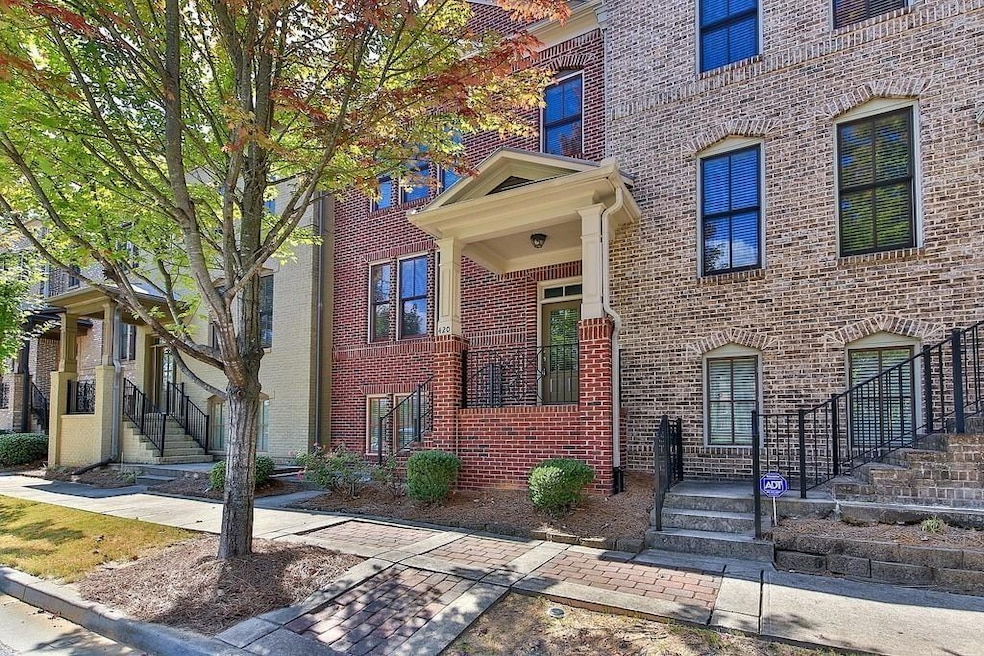 View of front of home with brick siding