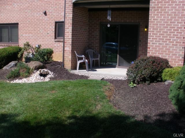 Convenient first floor entrance with private yard 