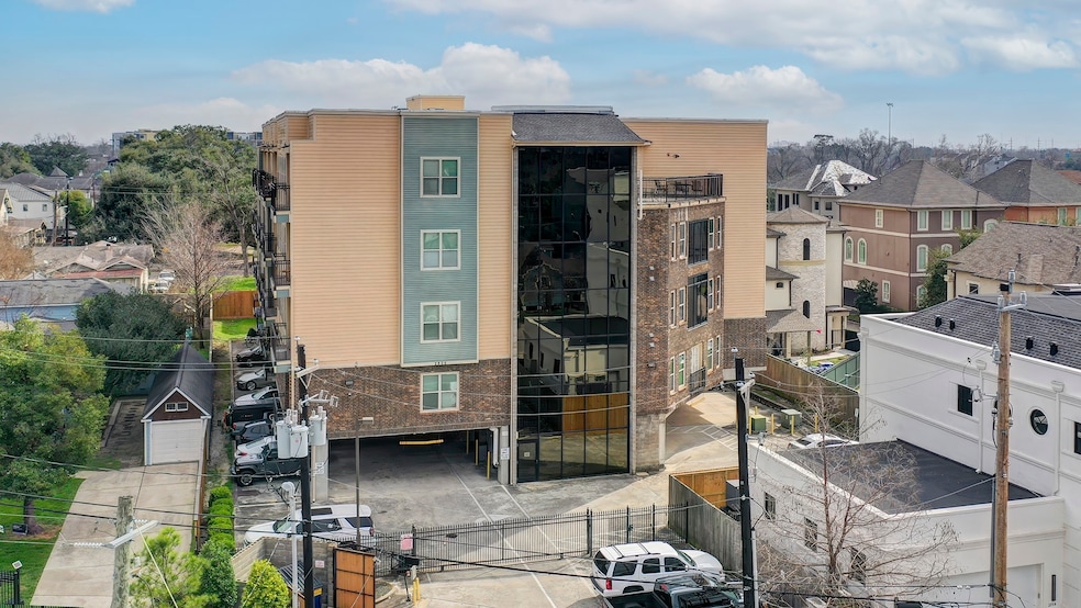 Exterior of the building is gated with ample visit
