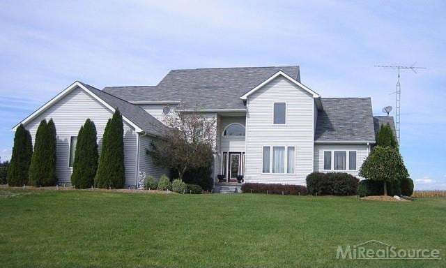 This is a view of the front of the home.