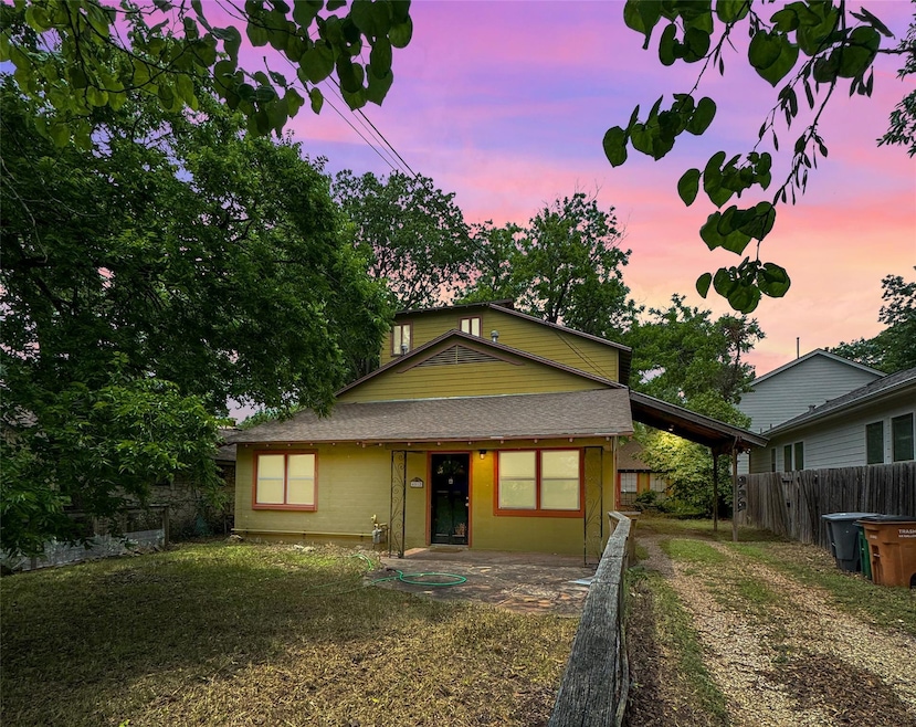 Bungalow-style home with fence, a patio, a shingl
