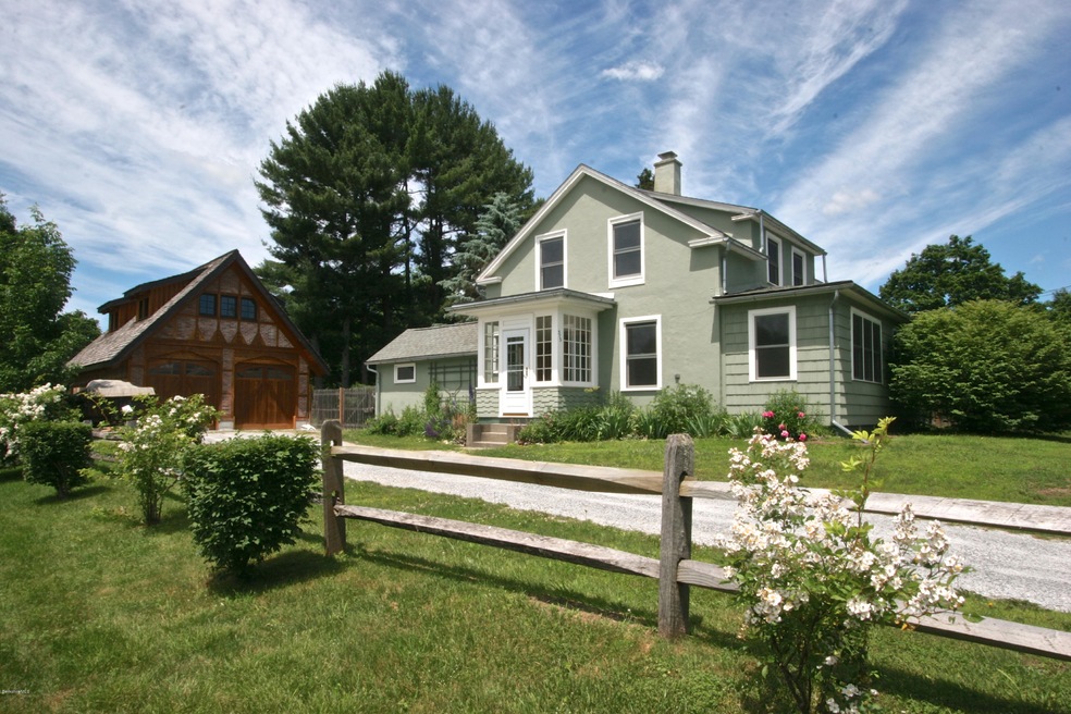 Side view and front entrance