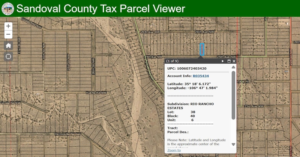 0 25th Ave NW unit 1095082, Rio Rancho, NM 87144 - photo 1