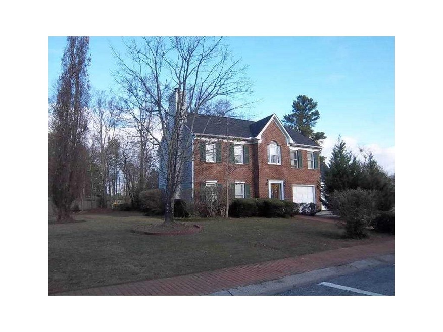 Exterior Front. Brick front 2-story traditional