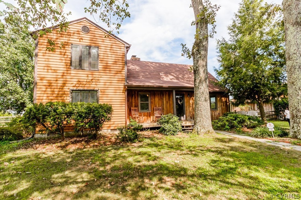 CEDAR SIDING ON A 2 STORY HOUSE THAT SITS ON 2 ACRES. WOODED LOT ALLOWS PRIVACY. DETACHED GARAGE WITH ATTACHED WORKSHOP, DETACHED SHED, LANDSCAPED