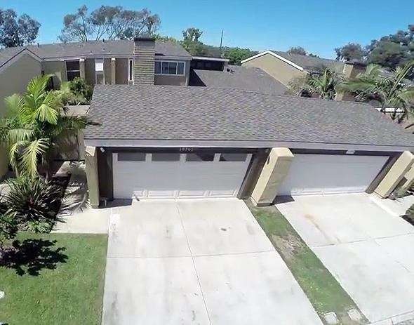 Two story front of house