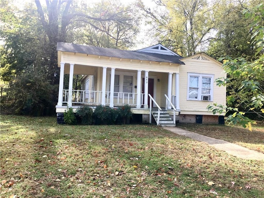 Located on a large lot