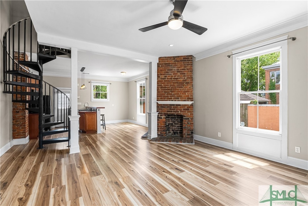 Welcoming open-concept layout