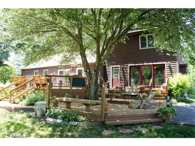 Exterior Back - Custom multi-level decking!