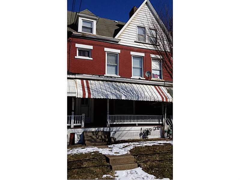 Exterior Front. 3 Story Row Home