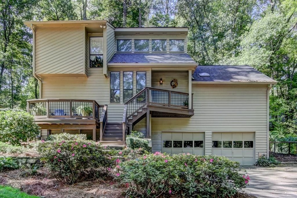 Enjoy sitting on your rocking chair front deck ove