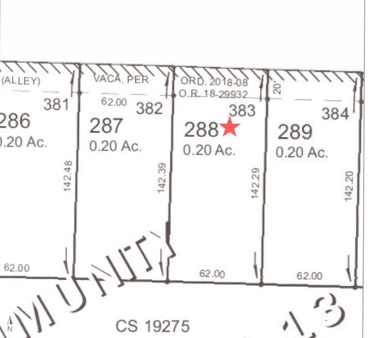 985 Arrowhead Trail Lot map