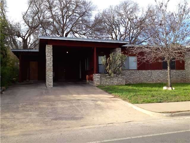 Exterior Front : Unit #1 car port and front entran