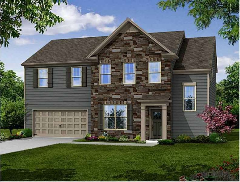 Exterior Front. Albany front elevation