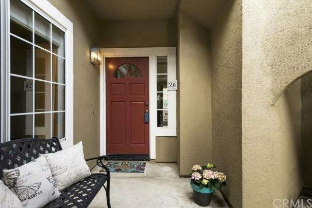 Gated entry patio.