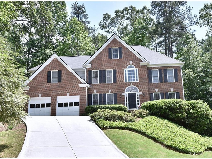 beautiful 2 story brick front home on cul-de-sac l