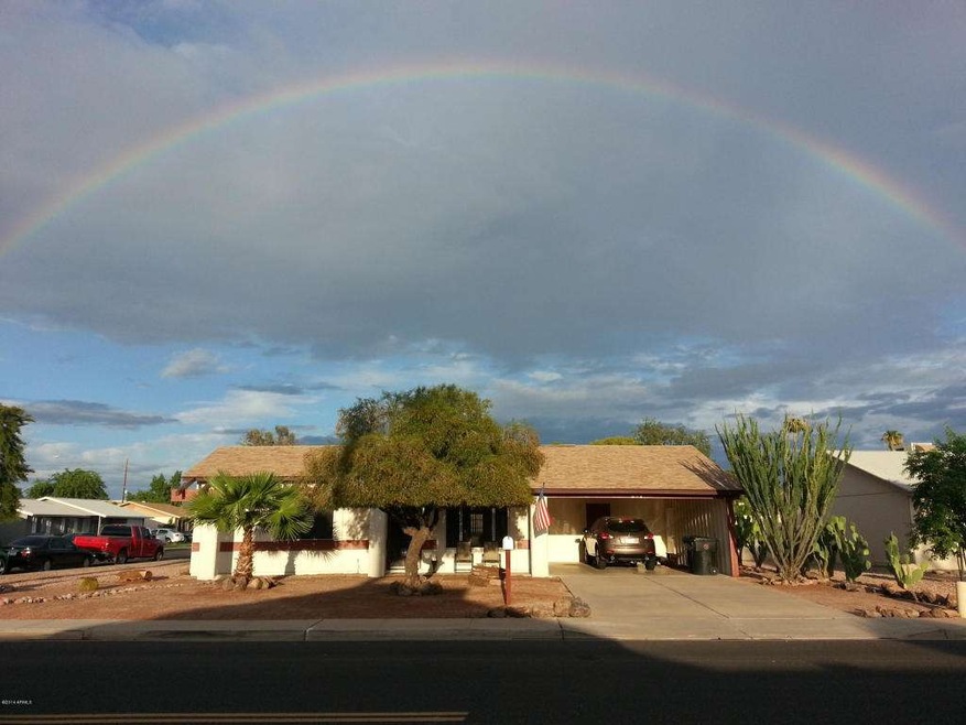 A Rainbow Welcomes You Home!
