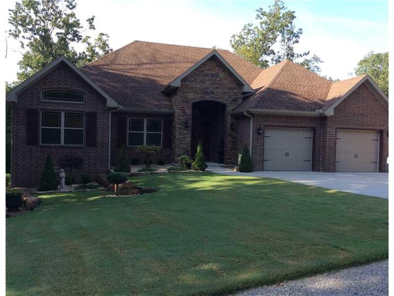 Exterior Front. Beautiful Curb Appeal ,Brick & Stone Front Exterior