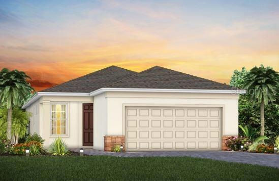 Exterior Design. Artistic rendering for this new construction home. Pictures are for illustrative purposes only. Elevations, colors and options may vary.