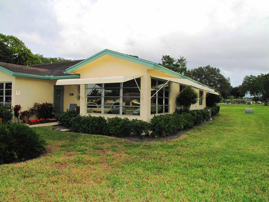 Front view of corner villa