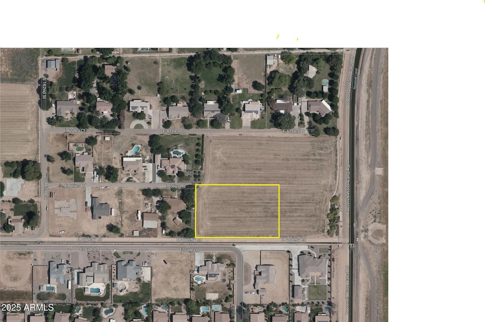 Aerial 1 - Lot 4 on Azalea Ct
