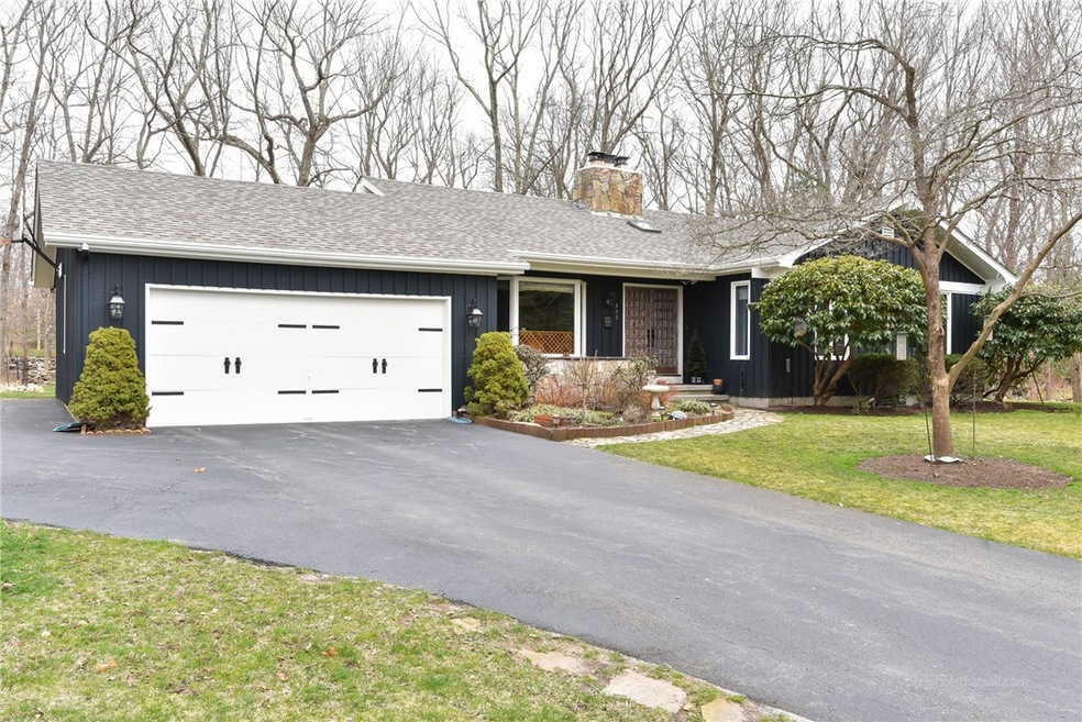 Front exterior, walkway and driveway