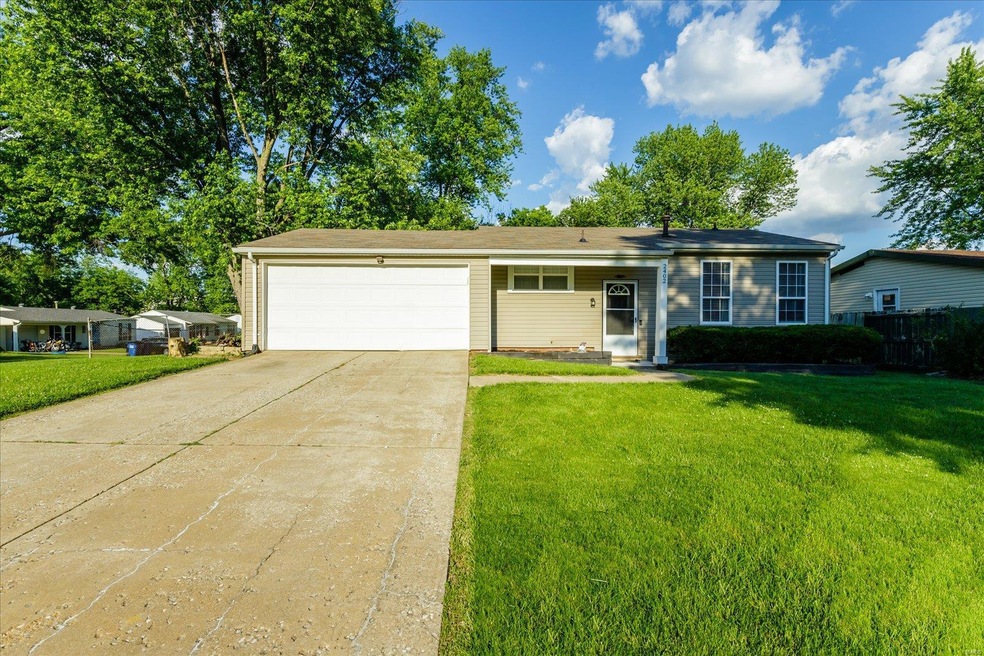 Front Elevation with Covered Front Porch and Vinyl