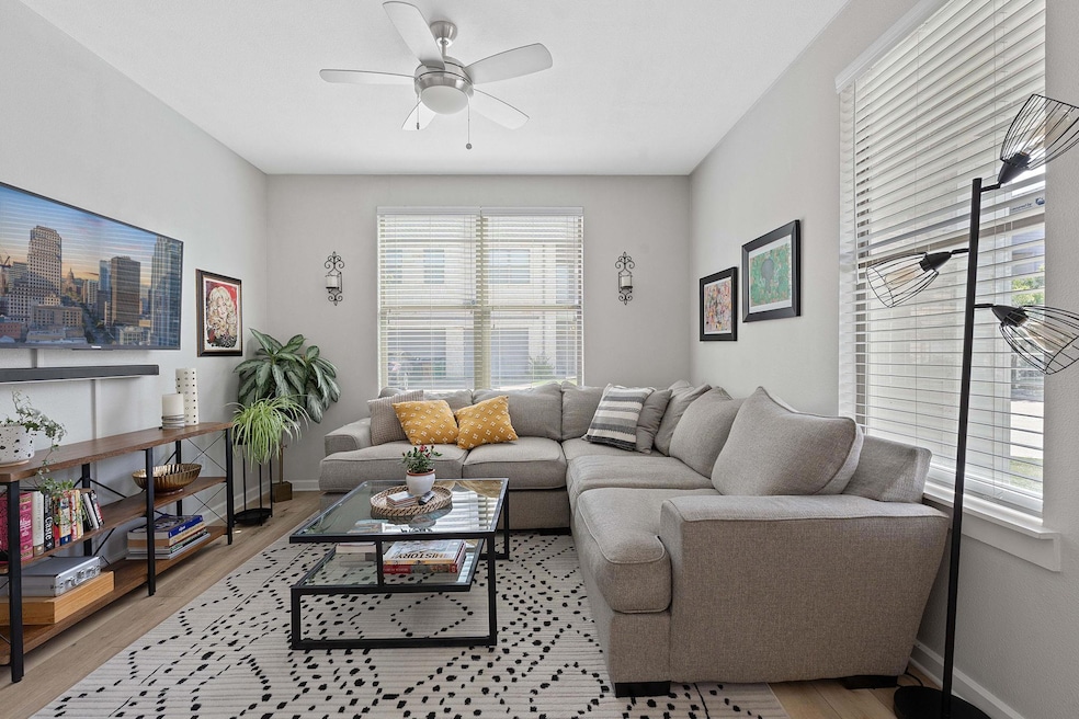 Living room featuring healthy amount of natural l