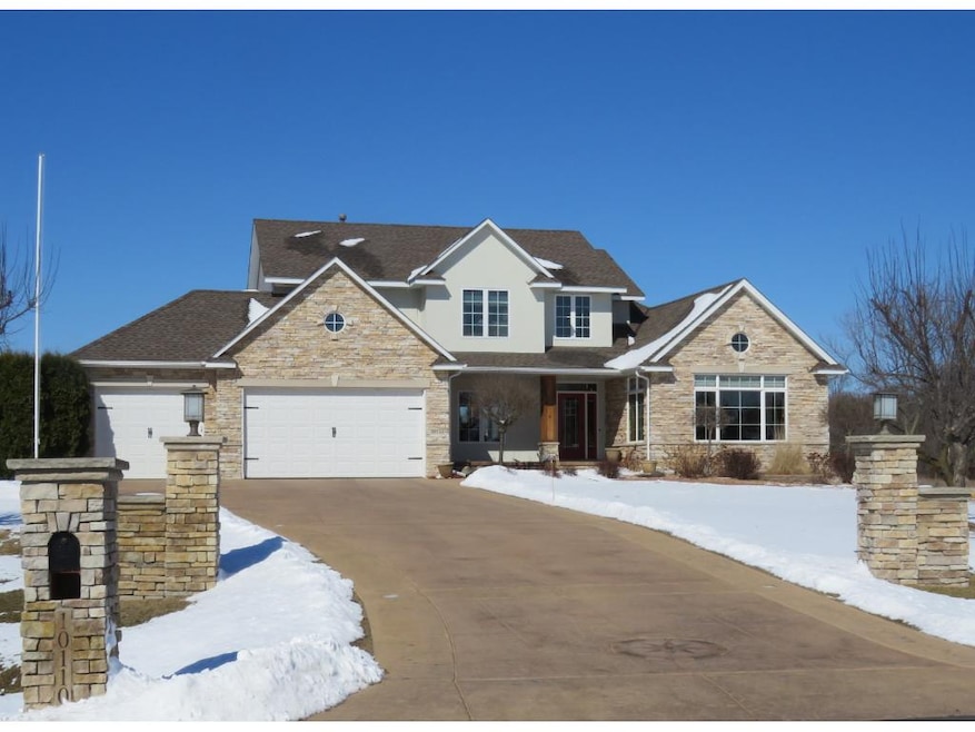 Well maintained, spacious two-story on 2.5 acres w