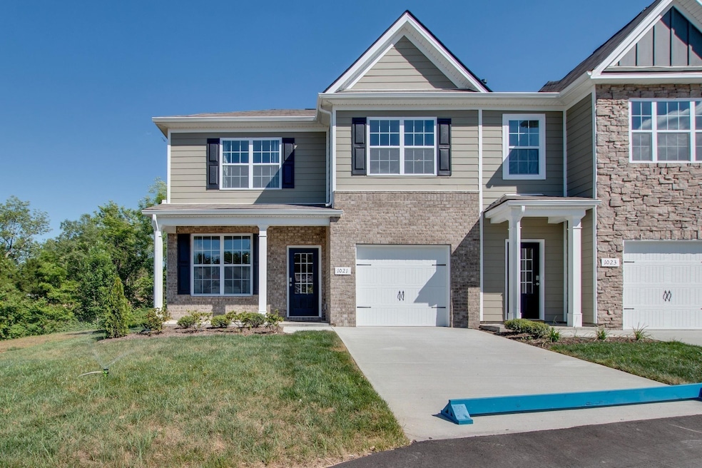 Picture of the model unit, available unit is also an end unit but is the right side of the building