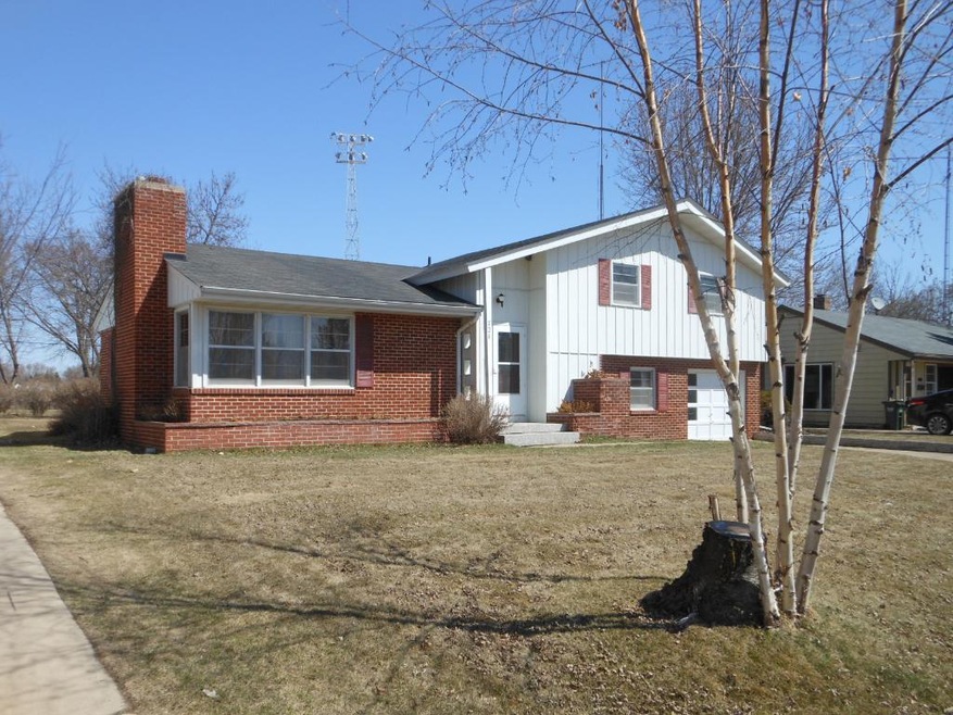 Front View of the house...nice brick accents.