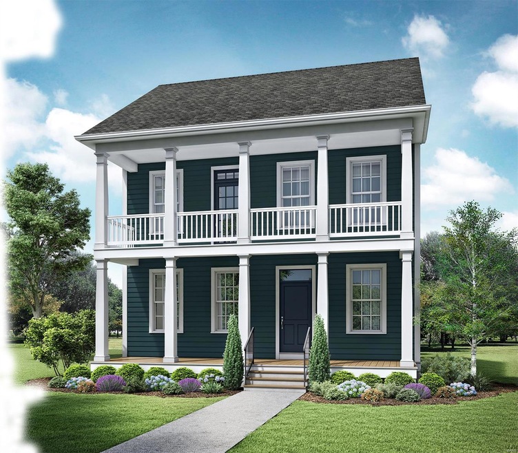Rendering of home under construction.